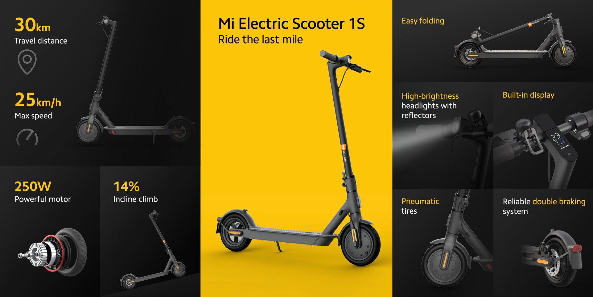Električni skiro Xiaomi Mi Scooter 1S